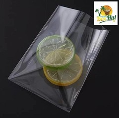 100 Clear Cello Candy Polypropylene Poly Bags Cookie Flat Open Top 1.5 MIL