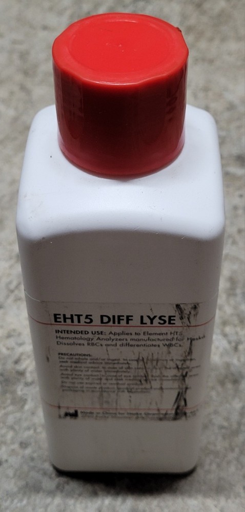 x1 Element HT5 Hematology, EHT5 DIFF LYSE Solution 300mL Expires 2/10/2027