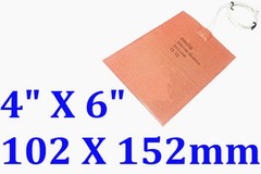 Silicone Heater Pad Engine Oil Pan 4″X6″ 102X152mm 120W 300W Factory Direct Sale
