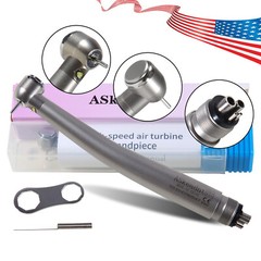 NSK Style Dental Fiber Optic LED E-generator High Speed Handpiece Turbine 4 HOLE
