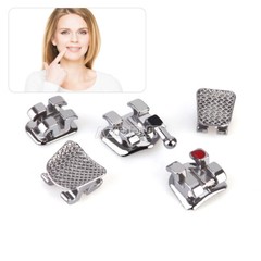 AZDENT Dental Orthodontic Bracket Braces Mini Roth Standard Edgewise MBT 022/018