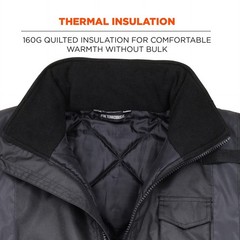 unisex adult Non-certified Hi-vis – Non Certified Hi Vis Bomber Jacket Quilte…