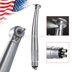 Mini Small Head Dental High Speed Handpiece Pediatric No/LED Fiber Optic 4Hole