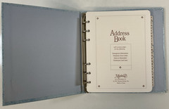 Love Makes a House a Home 6-Ring Binder Address Book by Markings 1991