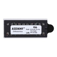 20Pc AZDENT Dental Orthodontic Bracket Braces Mini Roth/MBT .018/.022 345 Hooks