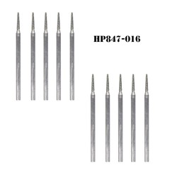 Dental lab Electroplated HP diamonds burs drills HP847-016 Long Straight 100pcs