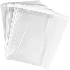 100 Pieces 9×12 Inch Clear Plastic Bags for Packaging, Clothing T-Shirts Str…