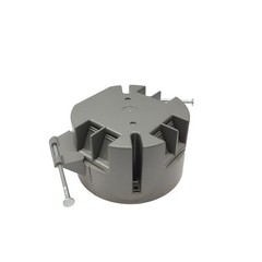 25-Pack 4 inch Round Electrical Ceiling Box w/Grounding 20 Cu In ETL Certified