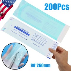 200 3.5″ x 10″ Self-ing Sterilization Pouches for Autoclave SA