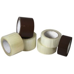 12 ROLLS Carton Box Sealing Packaging Packing Tape 2″ x 110 yards – Clear