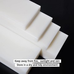 HDPE Block WhitePE Polyethylene Rectangular Solid Plastic Tapping（2″ x 12″ x 3″）