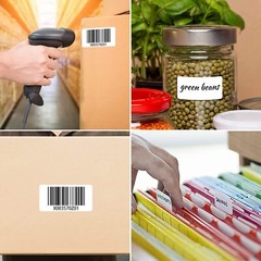 1000/Roll 2.25″x1.25″ Direct Thermal Labels Adhesive SKU Label for Zebra Amazon