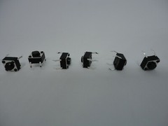10 Pcs Pack Lot 6x6x4.3mm Momentary Push Micro Button Tactile Switch DIP 4 Pins