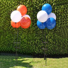 Balloon Cluster Kit | Helium Free, Reusable, Includes 5 Balloons, Poles, Spike