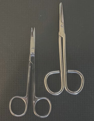 Lot of 6 Stainless Steel Scissors Medical, Craft, Sewing -various sizes as shown