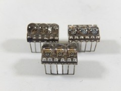 3pcs VINTAGE NOS UNBRANDED 3-DIGET 7-SEGMENT LED NUMERIC DISPLAY MODULE