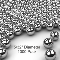 1000 5/32” Inch G25 Precision 440 Stainless Steel Bearing Balls