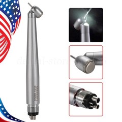 ASkeadnt Dental 45° LED High Speed Handpiece E-generator Push Button 4H