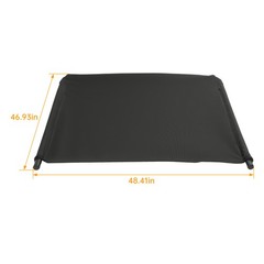 Tractor Canopy Sun Shade Roof Top for Lawn Mower W/2″x2″/2″x3″ ROPS UV Protect