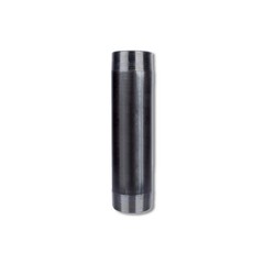 STZ Industries 2-1/2 in MIP each X 2-1/2 in MIP Black 8 in Nipple 350212X8
