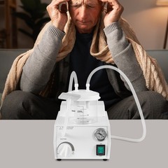 Vacuum Phlegm Quiet Suction Unit Portable Medical Emergency Aspirator Machine US