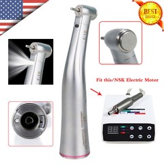 Dental 1:5 Increasing LED Fiber Optic Contra Angle 4 Spray Fit NSK X95L Ti-Max