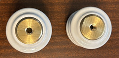 Meister Inter. #70150 Porcelain Insulator 3.125″ Dia. x 2.75″ Tall, (lot of2)NEW