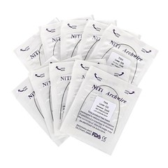 Dental Orthodontic TMA Beta Arch Wire Ti-Mo Alloy Round Ovoid/Natural 012-020