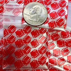BaggiesSince1987 – 175175 ZipSeal DESIGN BAGS 100PCS METALLIC PRINT, 👀Details🔽