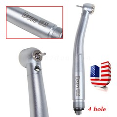 Dental LED E-generator High Speed Handpiece Turbine Push Button 4Hole UDM4