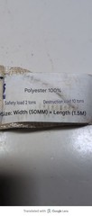 (Lot of 10) Nylon Lifting Sling / Eye to Eye Sling 2″ x 5′ 2-Ply yellow ends