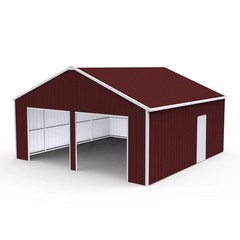 33′ x 25′ x 14′ Metal Car Garage/Outdoor Storage Shed/Heavy-Duty Steel Barn