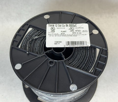 NEW Southwire 11587301 THHN Building Wire Solid Cu, 12 AWG, Black, 500 ft.