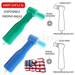 100-1000* Dental Prophylaxis Prophy Angles Disposable Latex-Free Soft / Firm Cup