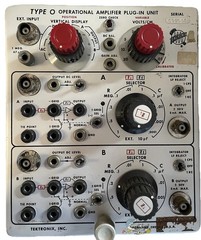 1967 Tektronix Type O Plug-In Operational Amplifier 8 Tubes! For Tektronix 547