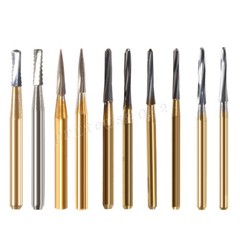 1-10 Dental Surgical Burs 25mm / Carbide Burs Friction Grip FG Round High Speed