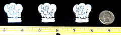 ⭐ LOT OF 3! ⭐ YES CHEF LARGE LAPEL PIN RESTAURANT KITCHEN BOSS COAT APRON PINS