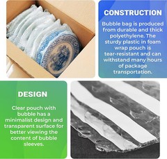 200 Pack 12″x 15.5″ Bubble Out Pouches Bags Protective Mailers Self Seal Cushion