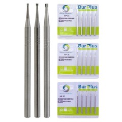 Wave Dental Surgical Burs 44.5mm For Straight Handpiece Carbide Round Fissure