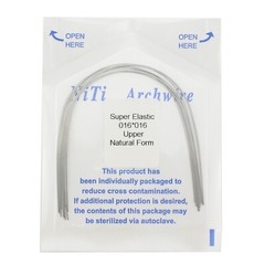 100PCS Dental Orthodontic Arch Wire Niti Natural Form Round Rectangular 16×22 14