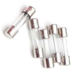 SET OF 5 NEW T0.5AL250V FUSES T0.5AL 250V 5mm x 20mm 0.5A SLOW BLOW