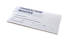 5 CHECKBOOK TRANSACTION REGISTERS CALENDAR 2023-2024-2025 CHECK BOOK TOP QUALITY