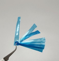 Dental Contoured Anterior Matrix Bands Teeth Restoration Blue Strip Matrice USA