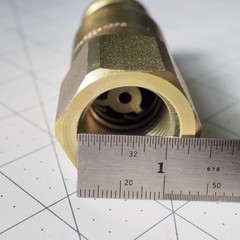 Parker FF-752-12FO Flat Face Hydraulic Coupler 1-1/4” Male -12 ORB