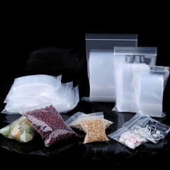 Lot of 200pcs Clear Reclosable Zip lock Plastic Bags 2-MIL Poly Zipper Baggies