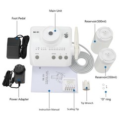 SK-D1 Dental Ultrasonic Piezo Scaler Unit w/2*Bottles 5*Tips For DTE SATELEC FDA