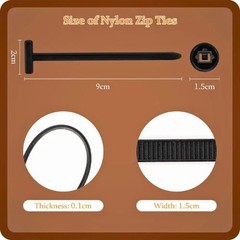 Heavy Duty Nylon Universal Cable Tie Buckle Self Locking Nylon Zip Ties Holder