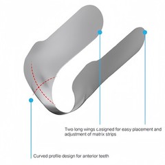 Dental Anterior Matrix Bands Sectional Contoured Twin Matrices Proximal Strips
