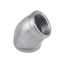Stainless Steel 45° Elbows Female x Female Pipe Fittings 1/8″ to 2″ Threaded