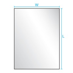 9″ x 12″ Clear Plastic Bag Lay Flat Open Top Poly T-shirt Apparel Clothing Ship